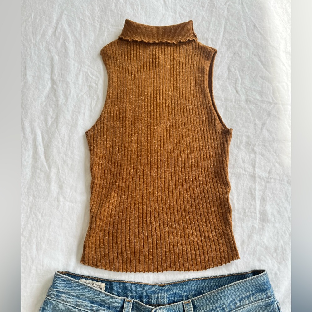 Burnt Orange Turtleneck